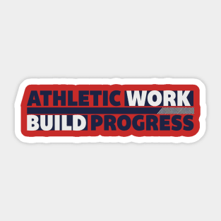 Athletic Work Sticker